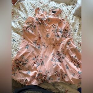 Torrid Pink Floral Sleeveless Top